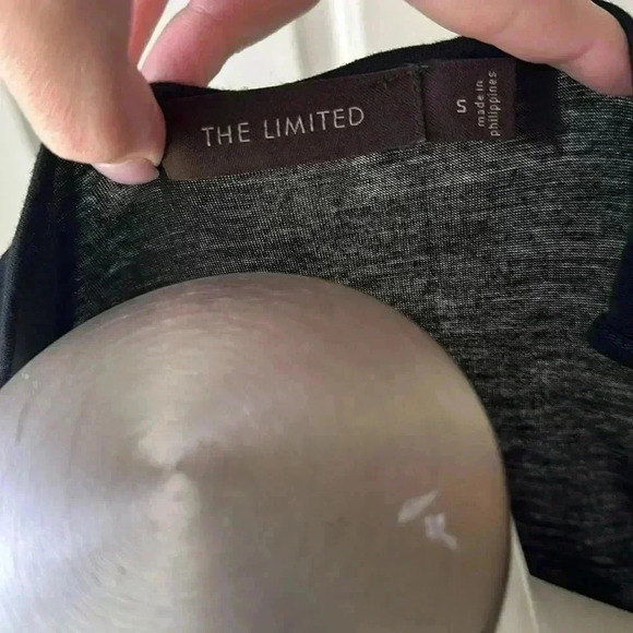 Size S black with beige sequins in leopard print design tank from The Limited - Picture 3 of 5